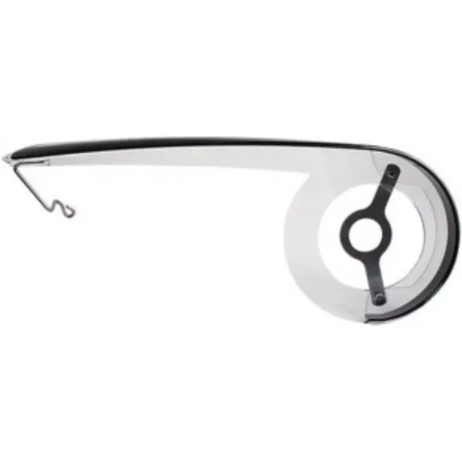 Hesling Kettingscherm - 28 inch - Zwart/Transparant - Kunststof - 46T - Inclusief montagemateriaal