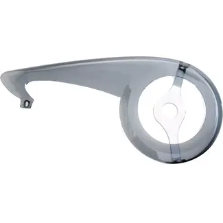 Hesling Transparant kettingscherm - 46-tands - Kunststof - 28 inch - Beschermt tegen vuil