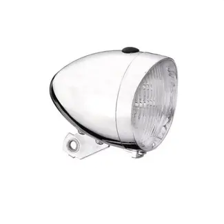 Falkx Koplamp fiets - 3 krachtige LEDs - batterijvoeding - zilver