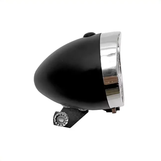 Falkx Koplamp fiets - 3 LED's - batterij - zwart - compact en duurzaam