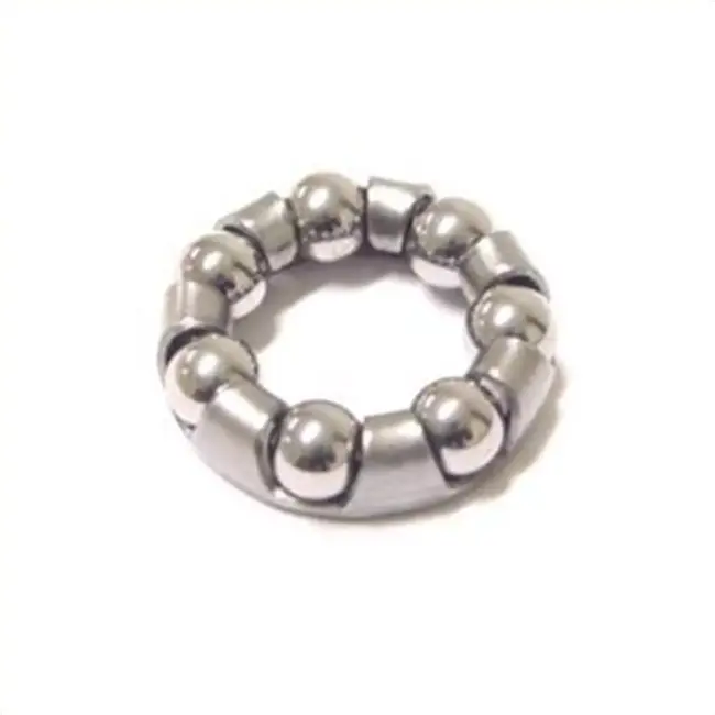 Tecora Kogelring voor voornaaf - 7 kogels - 13 mm diameter - Staal - Zilver - Per stuk