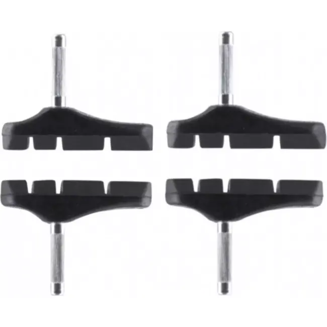 M-Wave Remblokken MTB - 70mm Cantilever - Asymmetrisch - Aluminiumvelgen - Set van 4