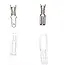 Falkx Dynamo koplamp stekker set - 10 sets - mannetje/vrouwtje - inclusief seals - zwart