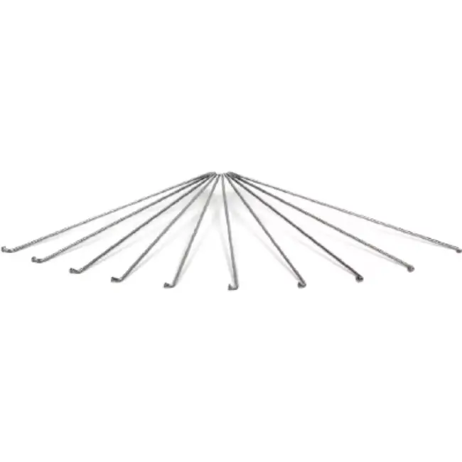Alpina Zink gecoate spaken 13G - 300 mm - Per 144 stuks - Zilver