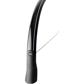 Eurofender Achterspatbord 28" zwart - Snello - Inclusief stang en spatlap - 46 mm breed