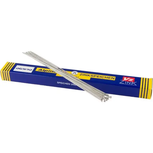 Alpina Spaken 14-280 mm - Verzinkt Zilver - Per 144 Stuks