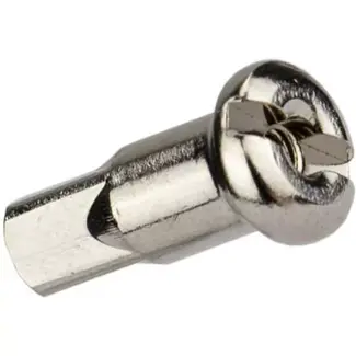 Alpina Verloopnippels 13G voor 14G spaken - 14mm - 144 stuks - Zilver