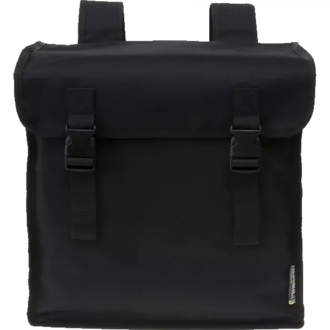 Basil Dubbele fietstas - Waterafstotend - Reflecterend - 47L - Zwart