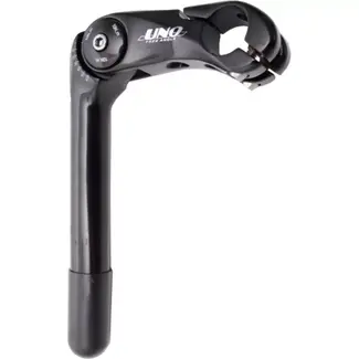 Uno Verstelbare stuurpen - 110 mm - Zwart - Aluminium - Voor optimale fietsergonomie