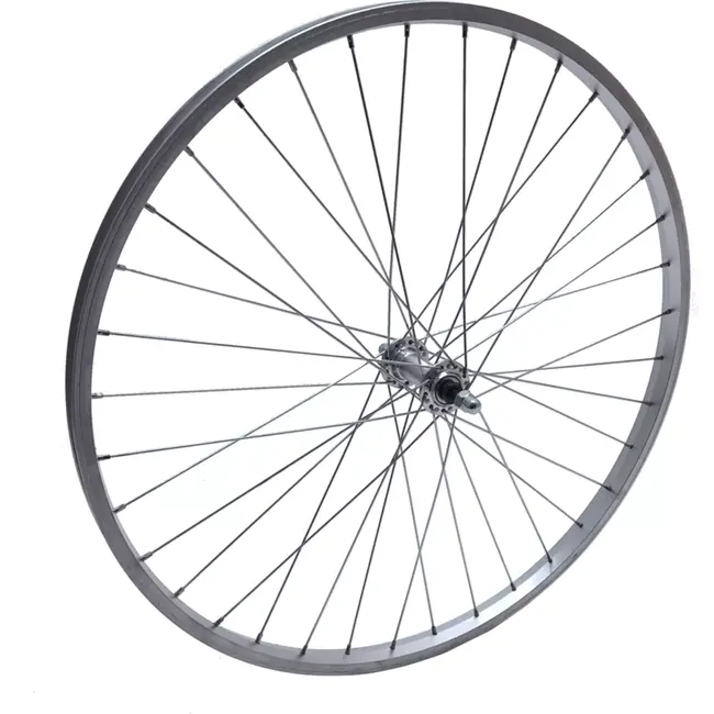 Roland Voorwiel 26 inch - Aluminium velg - Vaste as - Zilver - MTB geschikt