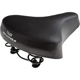 Falkx Comfortabel stadszadel - waterdicht - lichtgewicht - 23x21 cm - inclusief zadelstrop