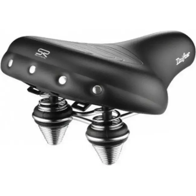 Selle Royal Zadel met vintage uitstraling - dubbele veren - comfortabel Royalgel™ - zwart