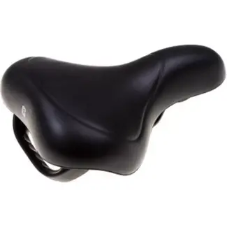 Selle Comfort Comfortabel fietszadel met handgreep - robuust en hufterproof ontwerp - ideaal voor verhuurfietsen