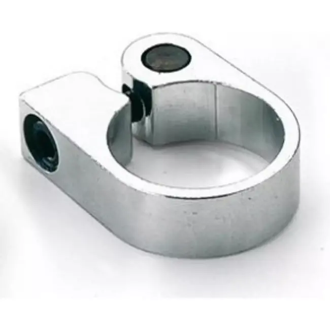 Mirage Zadelpenklem - Staal - 31.8 mm - Zilver - Lichtgewicht 38g