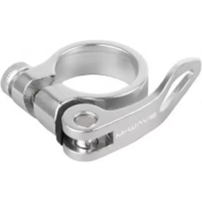 Mirage Zadelpenklem - Snelspanner - Aluminium - 31.8 mm - Zilver