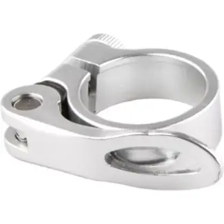 Mirage Zadelpenklem met snelspanner - 34.9mm - Zilver - Lichtgewicht aluminium