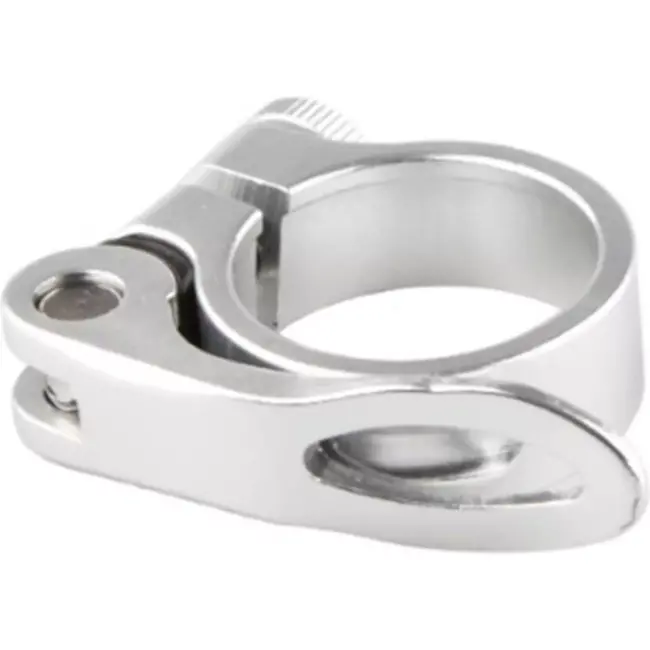 Mirage Zadelpenklem met snelspanner - 34.9mm - Zilver - Lichtgewicht aluminium