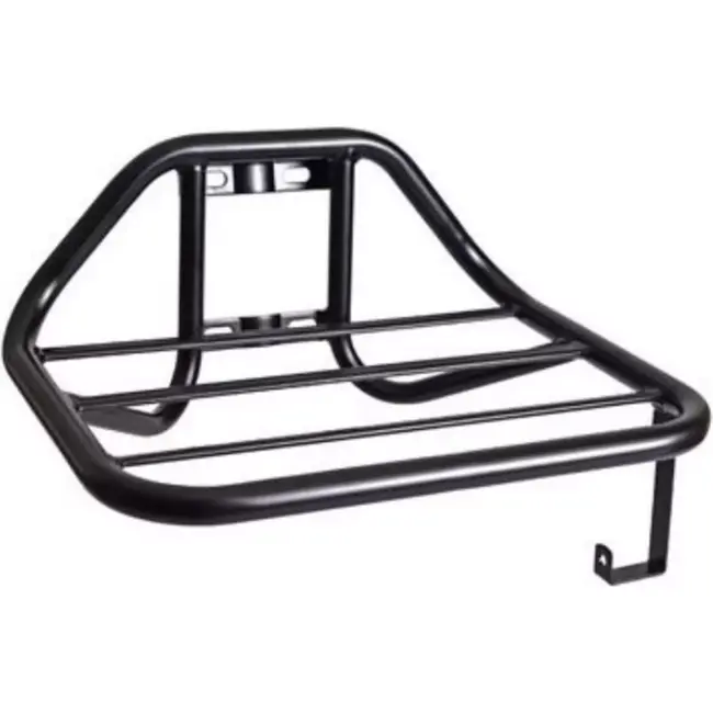 Steco Voordrager fiets - robuust ontwerp - zwart - 30x28 cm - max. 15 kg - incl. lamphaak