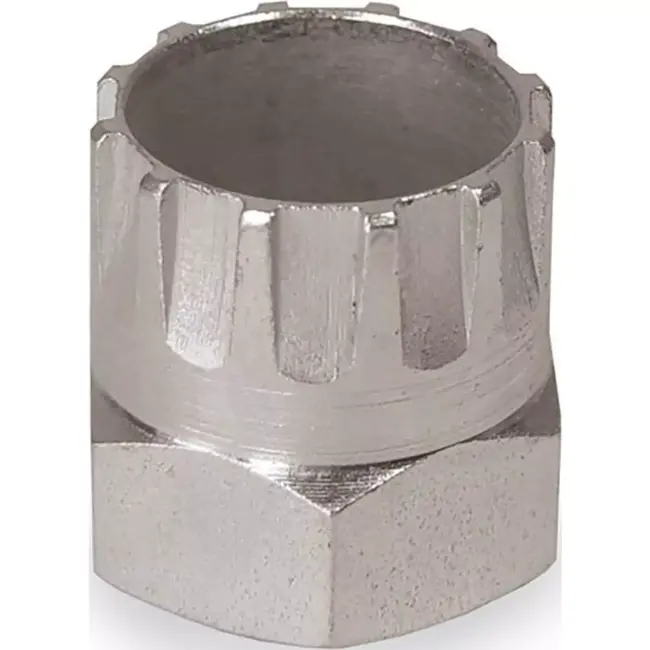 Cyclus Pionafnemer 6-kant - Shimano Hyperglide - Staal - 24mm - Zilver - 12 Notches