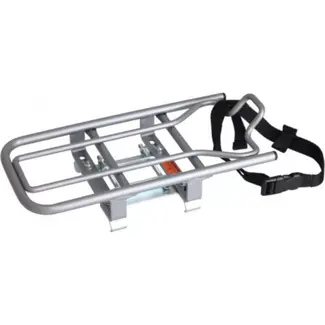 Steco Universele opzetdrager - E-bike - Zilver - 32x16x5 cm - Max. 35 kg - Inclusief montageset