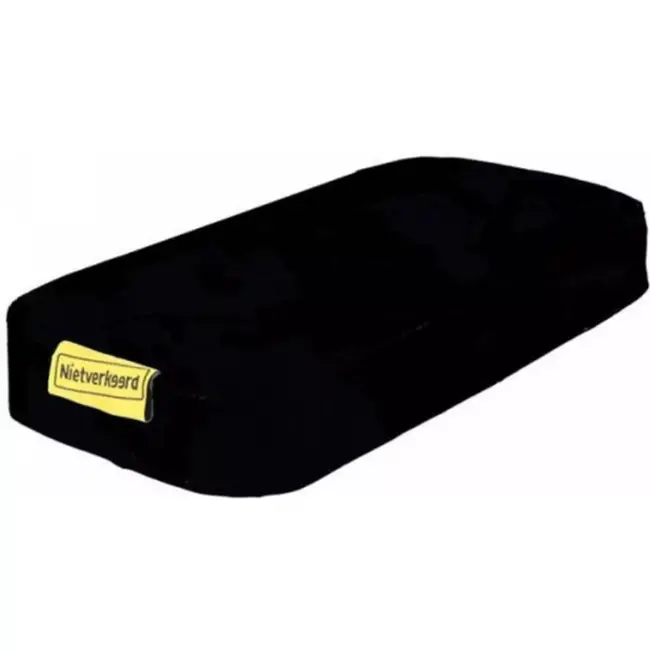 Nietverkeerd Bagagedrager kussen - Zacht comfort - Universele pasvorm - Zwart - 32x15x5 cm