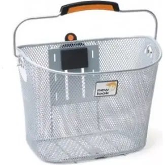 New Looxs Fietsmand - Smartlock - Afneembaar - Zilver - 21L - Verstelbaar