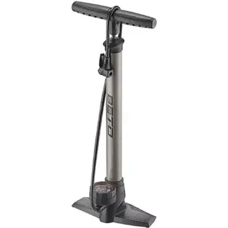 Beto Hogedrukpomp met manometer - 11 bar capaciteit - Geschikt voor alle ventielen - Stalen pompbuis - Ideaal voor E-bikes en racefietsen