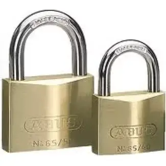 ABUS Messing hangslot - dubbele vergrendeling - corrosiebestendig - 20mm - gehard staal