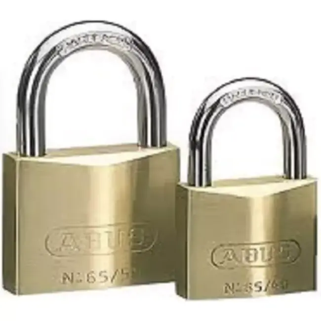 ABUS Messing hangslot - Dubbele vergrendeling - Gehard staal - Corrosiebestendig - 45 mm