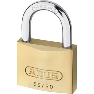 ABUS Hangslot - Massief Messing - Dubbele Vergrendeling - 50mm - Corrosiebestendig