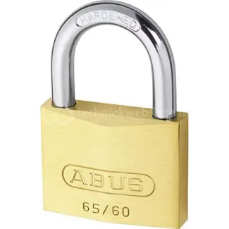 ABUS Massief Messing Hangslot - Dubbele Vergrendeling - Corrosiebescherming - 60 mm