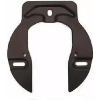 AXA Montageplaat voor fietsslot - zwart - verstelbaar - 13x12 cm