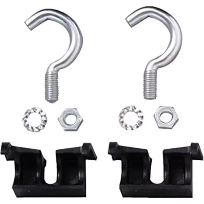 AXA Ringslot bevestigingsset - 12-14 mm - zwart - kunststof en aluminium