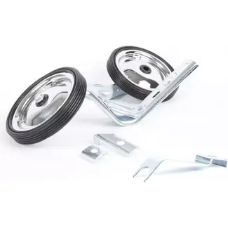 Pexkids Zijwielen voor kinderfietsen - verstelbaar - zwart - 12 t/m 20 inch