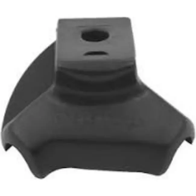 Spanninga Afdekkap voor zijstandaard - 30mm breed - zwart kunststof - 10mm diameter