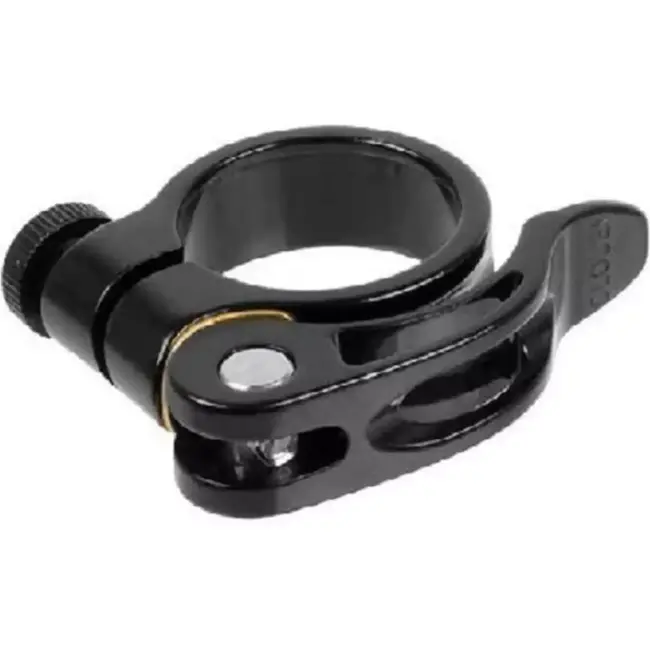 Zoom Zadelpenklem met snelspanner - 35 mm - zwart - aluminium - eenvoudig verstelbaar