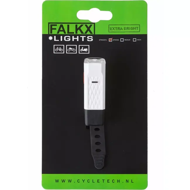 Falkx Mini LED koplamp - USB oplaadbaar - Compact en lichtgewicht - Geschikt voor outdoor activiteiten