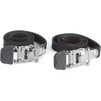 Mirage Toeclip riemen - 450 mm - Zwart - Per 2 - Verhoogde stabiliteit en controle