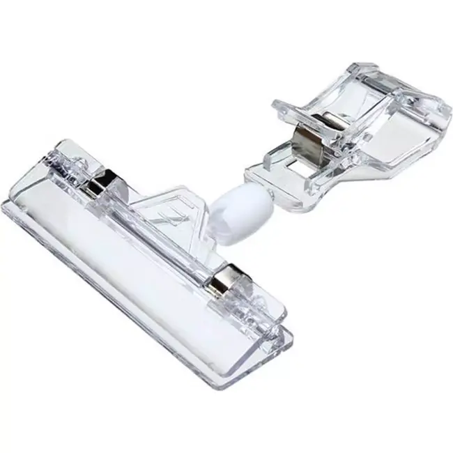 Mirage Prijskaartklem stuur - Transparant - 11x8 cm - Voor fietshandvatten