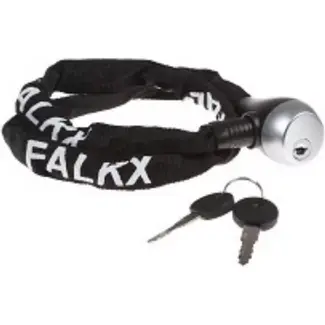 Falkx Kettingslot - 3.5 mm dik - 800 mm lang - Zwart - Nylon hoes