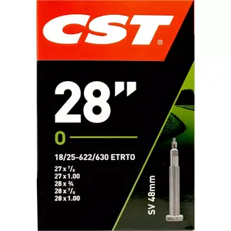 CST Binnenband 28 inch - ETRTO 18/25-622/630 - Frans ventiel 48mm - Duurzaam rubber