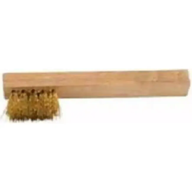 Cyclus Bougieborstel - Dual-row design - Hout en staal - 10 cm - Goud accenten