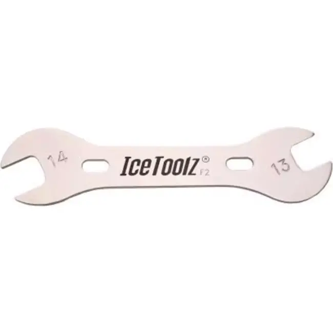 IceToolz Conussleutel - Dubbelzijdig - 13/14mm - Cr-Mo Staal - Fietsonderhoud
