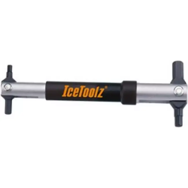IceToolz Flexibele inbussleutelset - 4 maten - Lange arm - Soft grip - Chroom-vanadium staal