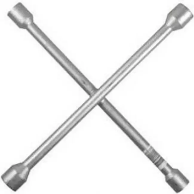 Goldiva Kruissleutel - 4 maten - Zilver - Voor fietsreparatie - Duurzaam ontwerp