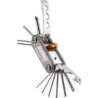 IceToolz Multitool 19-delig - Compact en Robuust - Voor Fietsreparaties - Inclusief Inbussleutels en Schroevendraaiers