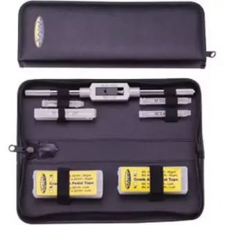 IceToolz Pedaal- en frametapset voor fietsreparatie - Compleet met geharde tappen en precisiehandgreep IceToolz Pedaal- en frametapset voor fietsreparatie - Compleet met geharde tappen en precisiehandgreep