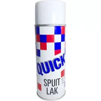 Quick Witte hoogglans lak - 400ml - Glanzende afwerking - Eenvoudige applicatie