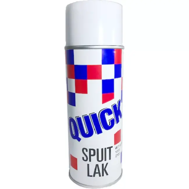 Quick Witte hoogglans lak - 400ml - Glanzende afwerking - Eenvoudige applicatie