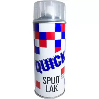 Quick Blanke lak spray - Transparant - Sneldrogend - 400 ml - Glanzend
